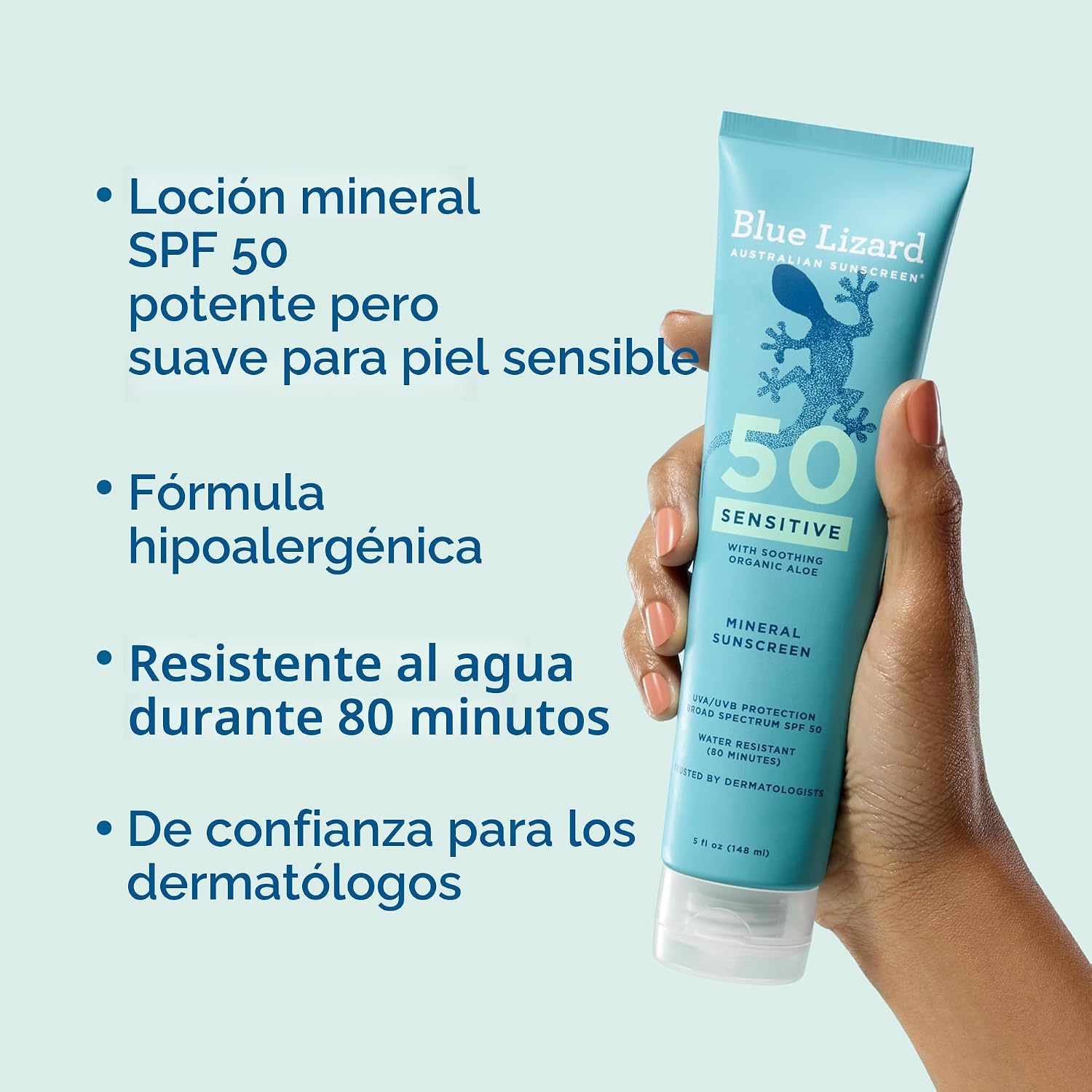 PROTECTOR SOLAR BLUE LIZARD SENSITIVE MINERAL SPF 50, 148 ML - 2