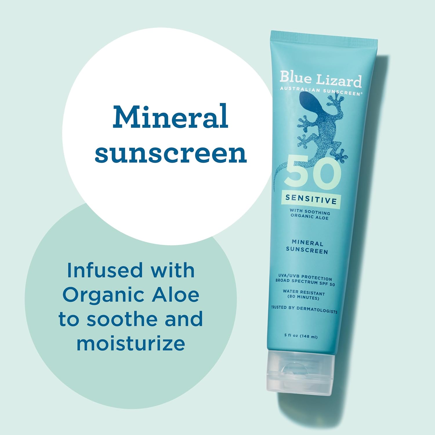PROTECTOR SOLAR BLUE LIZARD SENSITIVE MINERAL SPF 50, 148 ML - 4