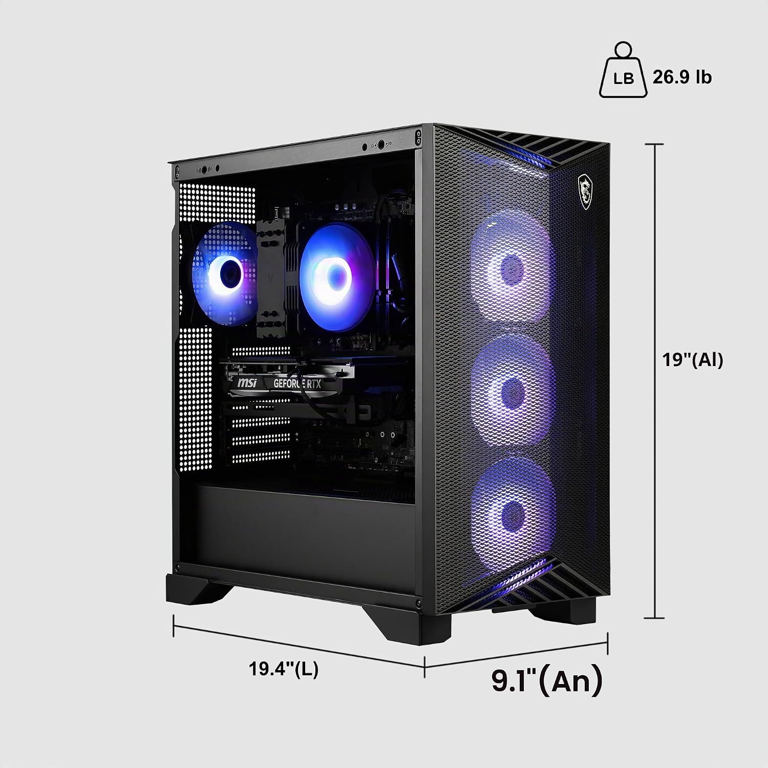 COMPUTADORA DE ESCRITORIO MSI AEGIS R2 AI INTEL ULTRA 9 285 32GB RAM 2TB SSD RTX 5070 TI - 5
