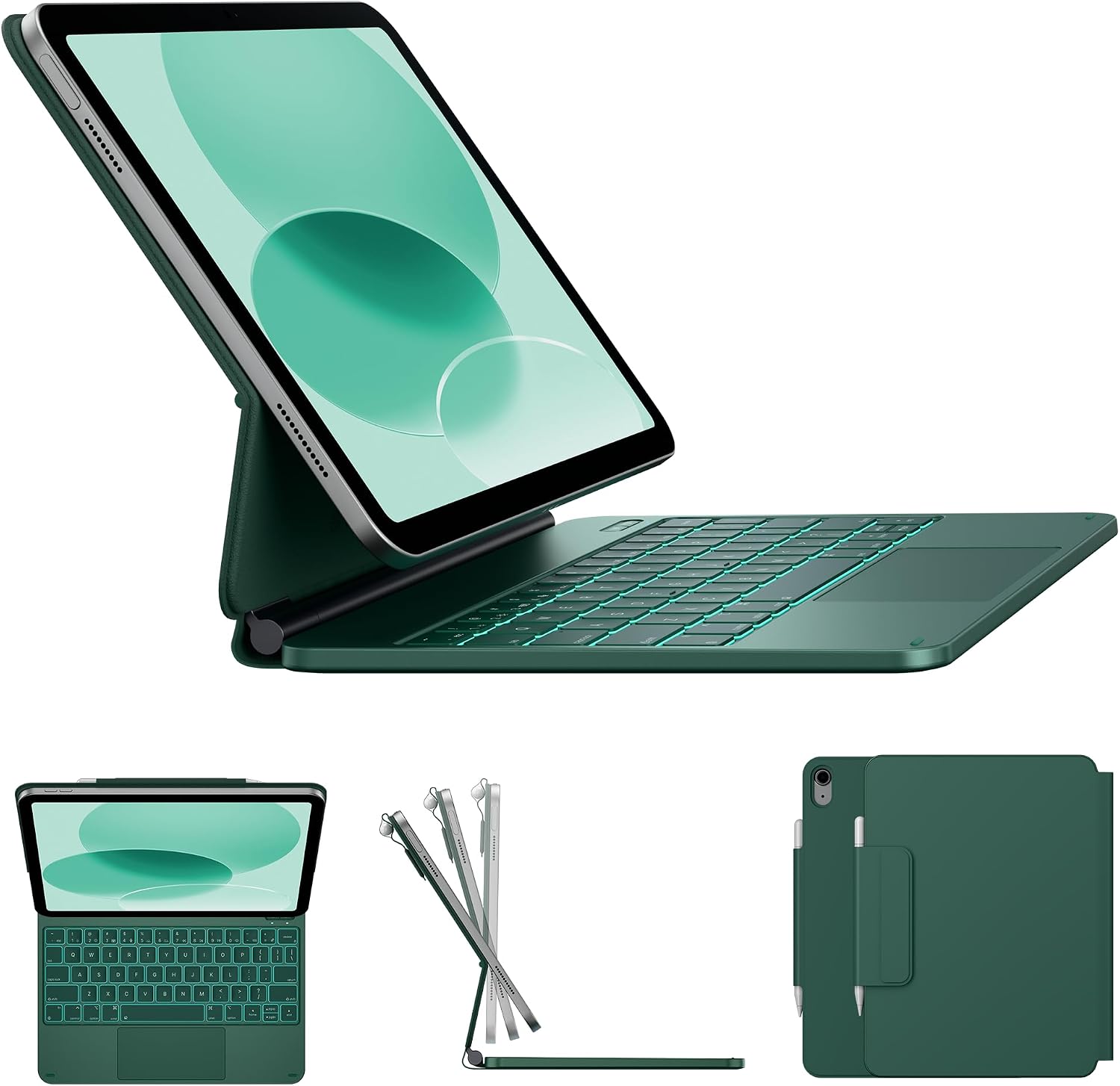 TYPECASE EDGE FUNDA CON TECLADO PARA IPAD A16 11.ª/10.ª GENERACIÓN CON SOPORTE MAGNÉTICO FLOTANTE - 1