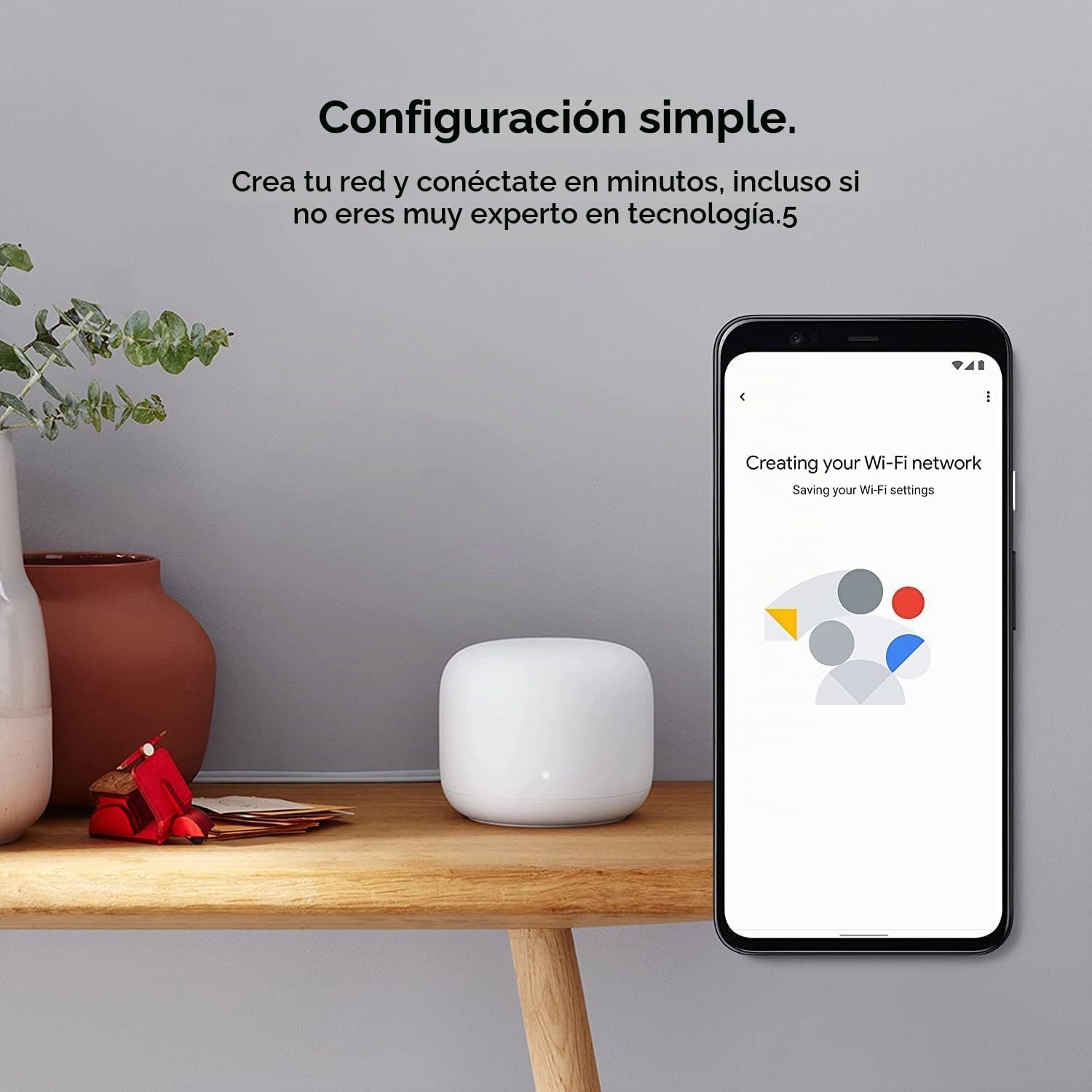 ROUTER NEST WIFI CON 2 PUNTOS DE EXTENSIÓN Y ALTAVOZ INTELIGENTE, PAQUETE DE 3 UNIDADES, COLOR BLANCO - 4