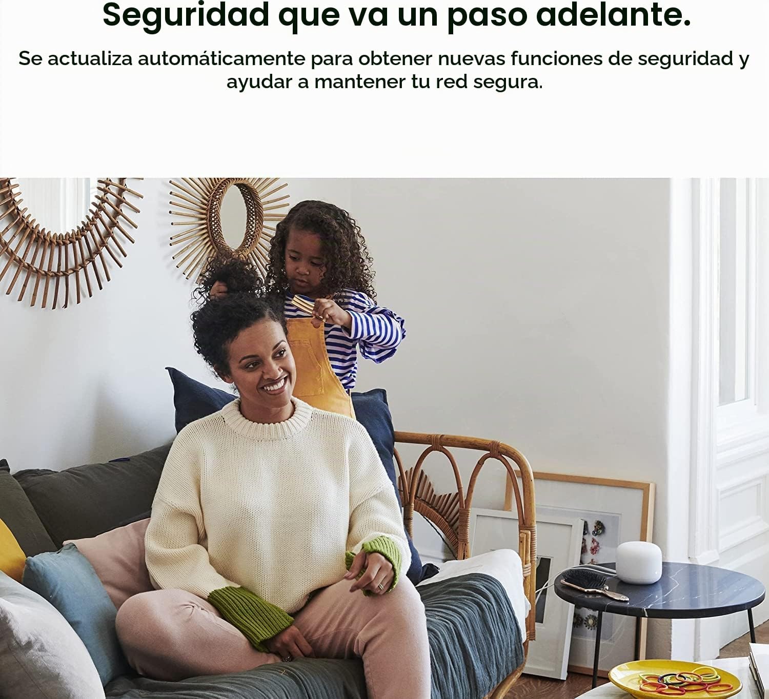 ROUTER NEST WIFI CON 2 PUNTOS DE EXTENSIÓN Y ALTAVOZ INTELIGENTE, PAQUETE DE 3 UNIDADES, COLOR BLANCO - 5