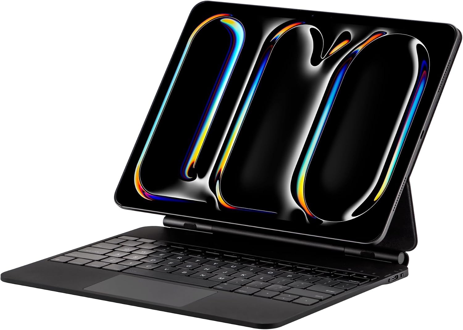 FUNDA CON TECLADO MAGNÉTICO MOBEE PARA IPAD PRO 13 PULGADAS M4 2024 / M5 2025 CON TRACKPAD RETROILUMINADO NEGRO - 1