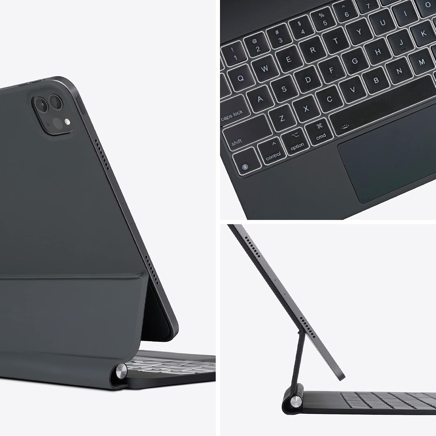 FUNDA CON TECLADO MAGIC KEYBOARD PARA IPAD PRO 11 PULGADAS M4 2024 / M5 2025 NEGRO - 5