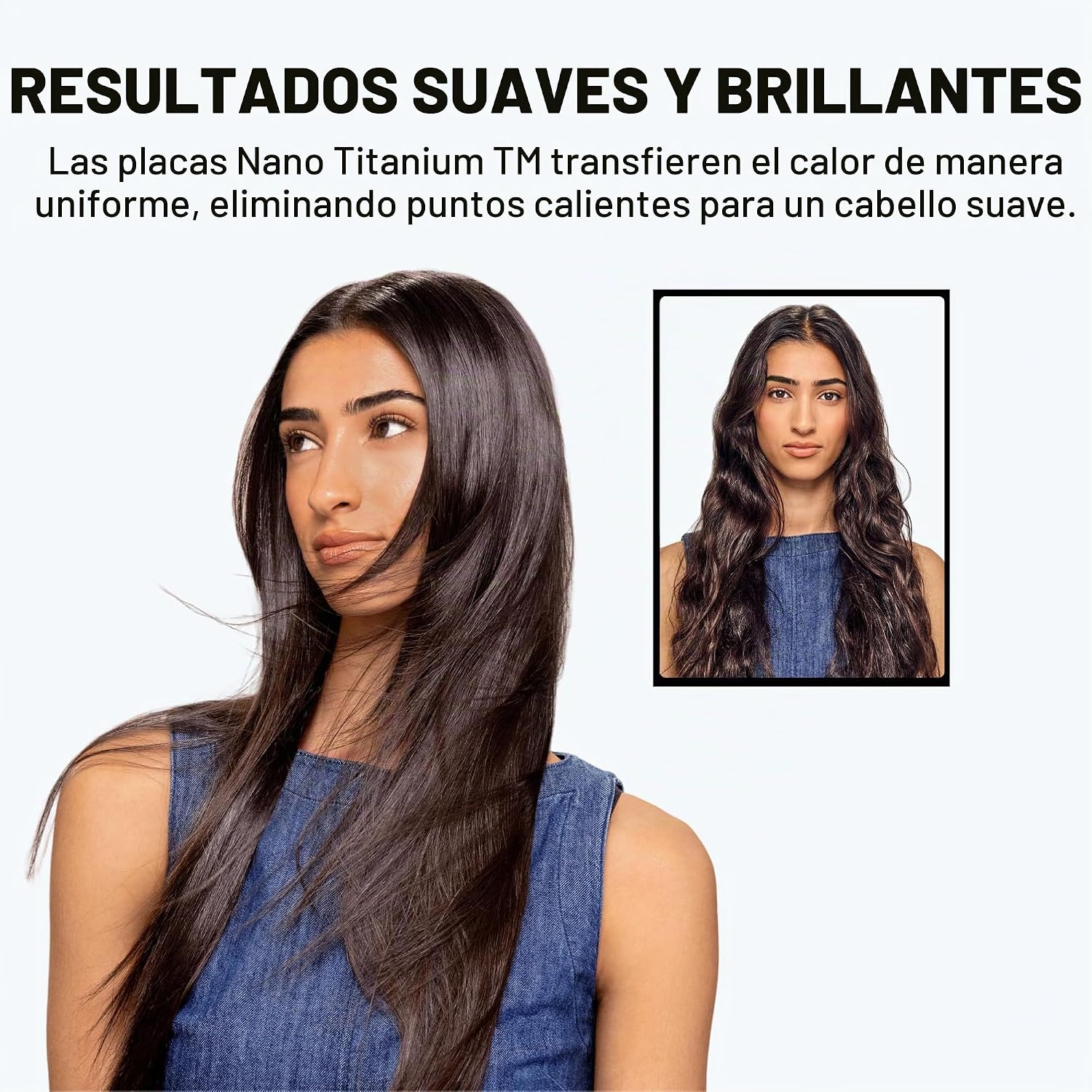PLANCHA DE CABELLO BABYLISSPRO NANO TITANIUM ULTRA-SLEEK PARA TODOS LOS TIPOS DE CABELLO - 3