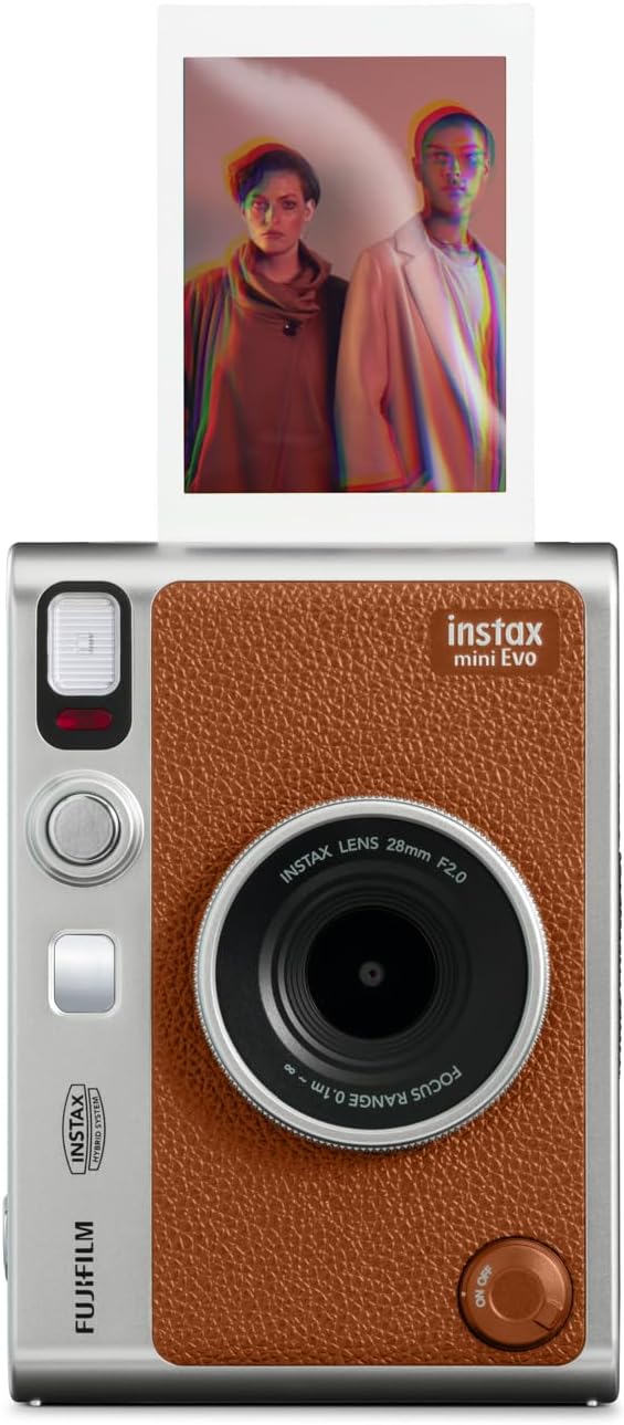 CÁMARA INSTANTÁNEA FUJIFILM INSTAX MINI EVO MARRÓN - 1