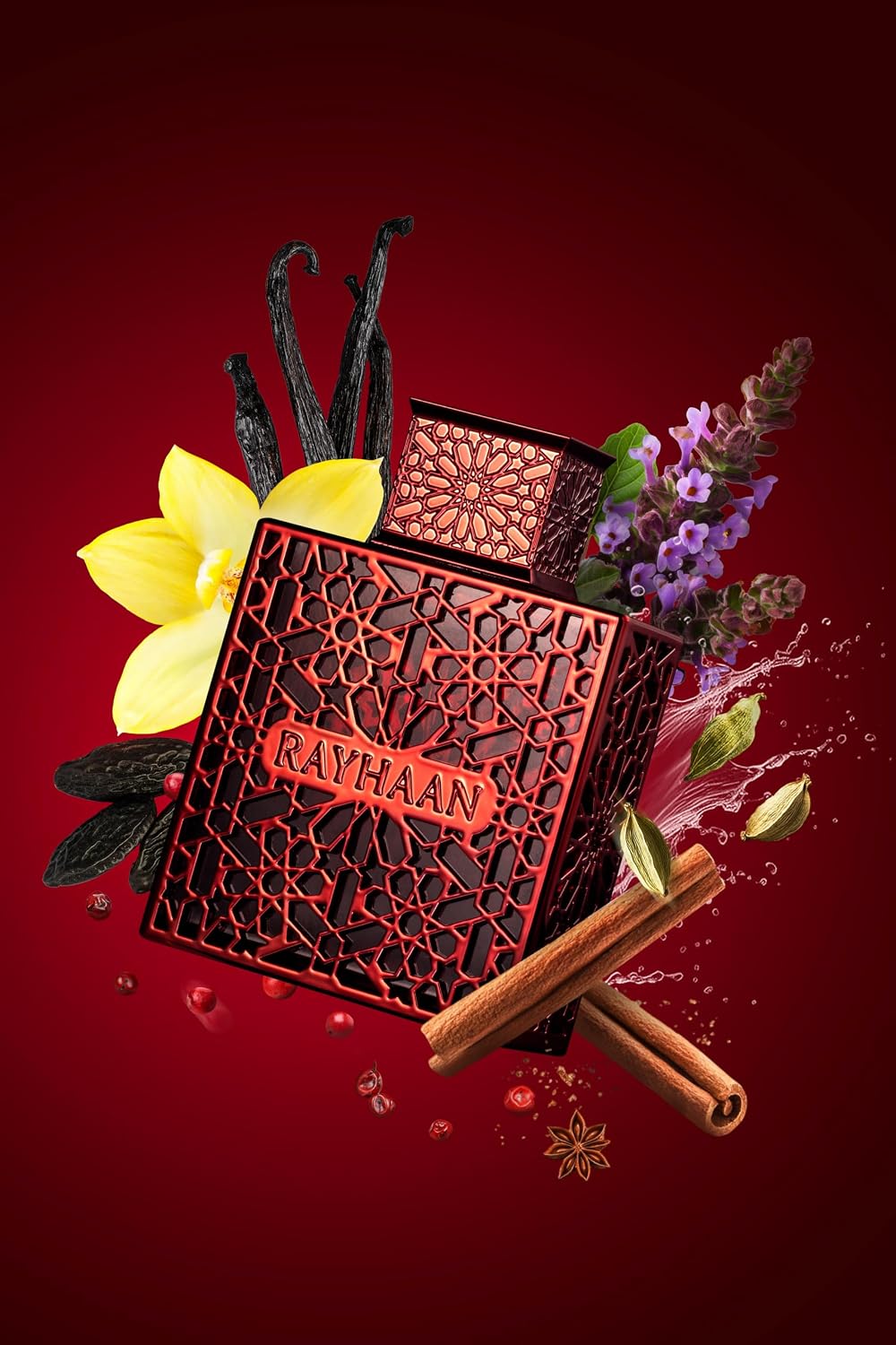 PERFUME RAYHAAN CRIMSON EAU DE PARFUM UNISEX 100ML - 5