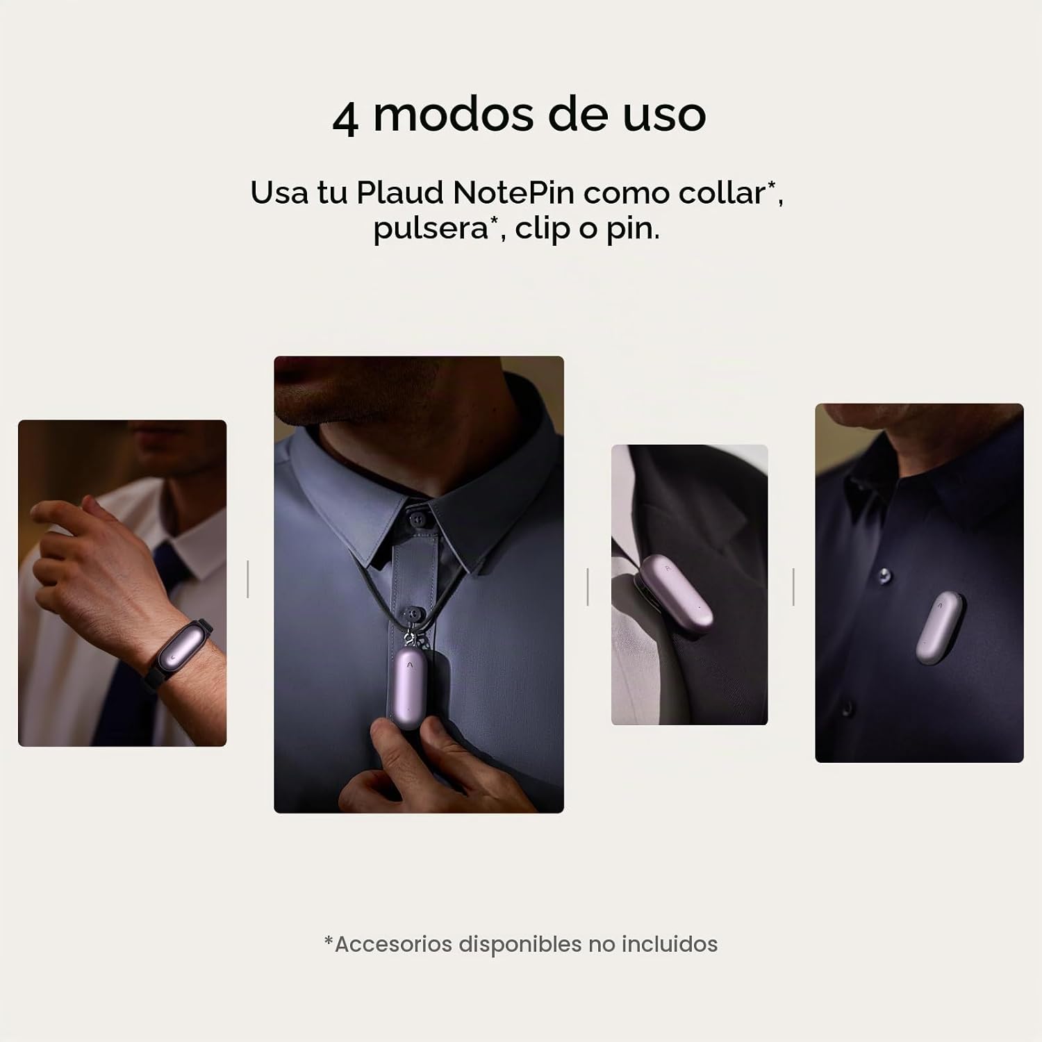 GRABADORA DE PERIODISTA PLAUD NOTEPIN MORADO CON IA - 2