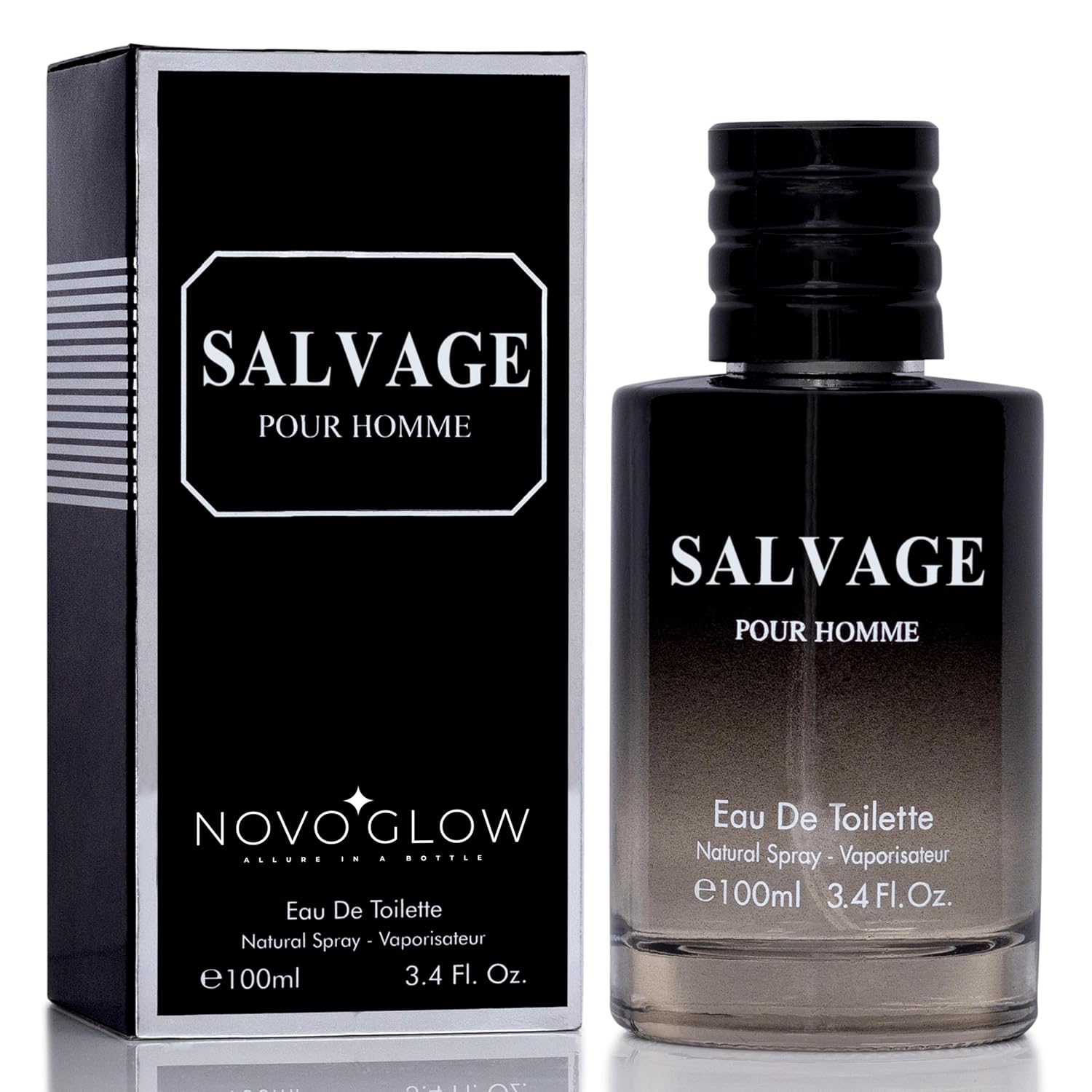 PERFUME NOVOGLOW SALVAGE FOR MEN EAU DE TOILETTE 3.4 OZ - 1