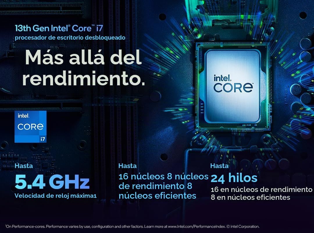 PROCESADOR INTEL CORE I7-13700KF 16 NÚCLEOS PARA DESKTOP - 2