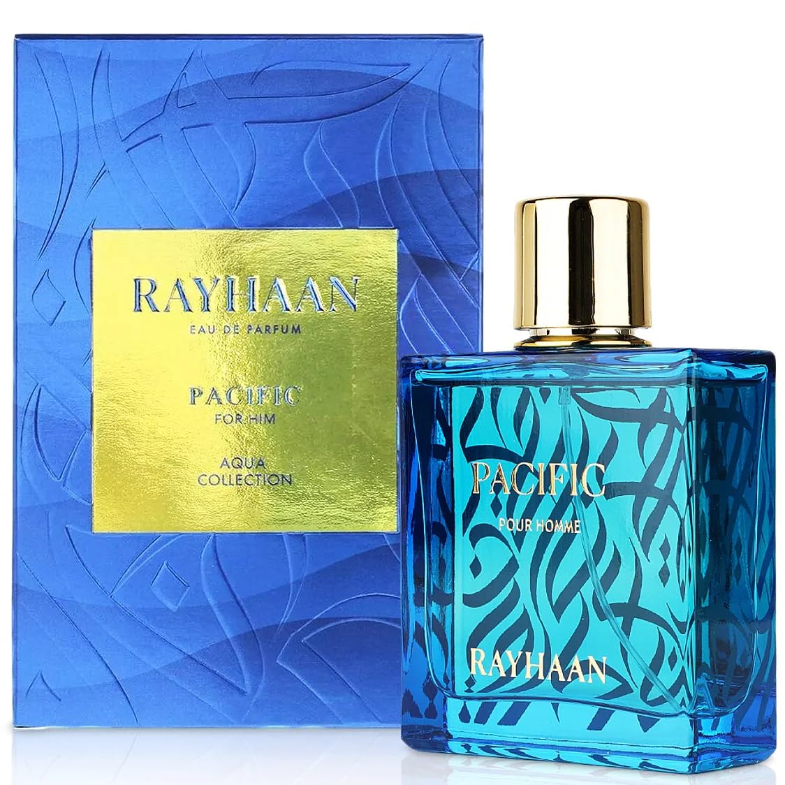 PERFUME RAYHAAN PACIFIC FOR MEN EAU DE PARFUM 3.4 OZ - 3