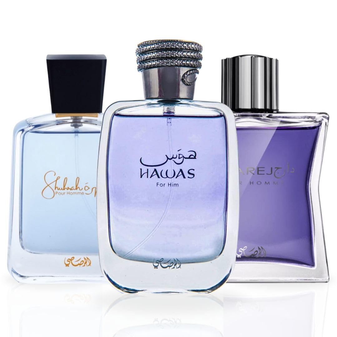 PERFUME RASASI ARABIAN KIT HAWAS DAAREJ SHUHRAH EAU DE PARFUM 100ML - 1