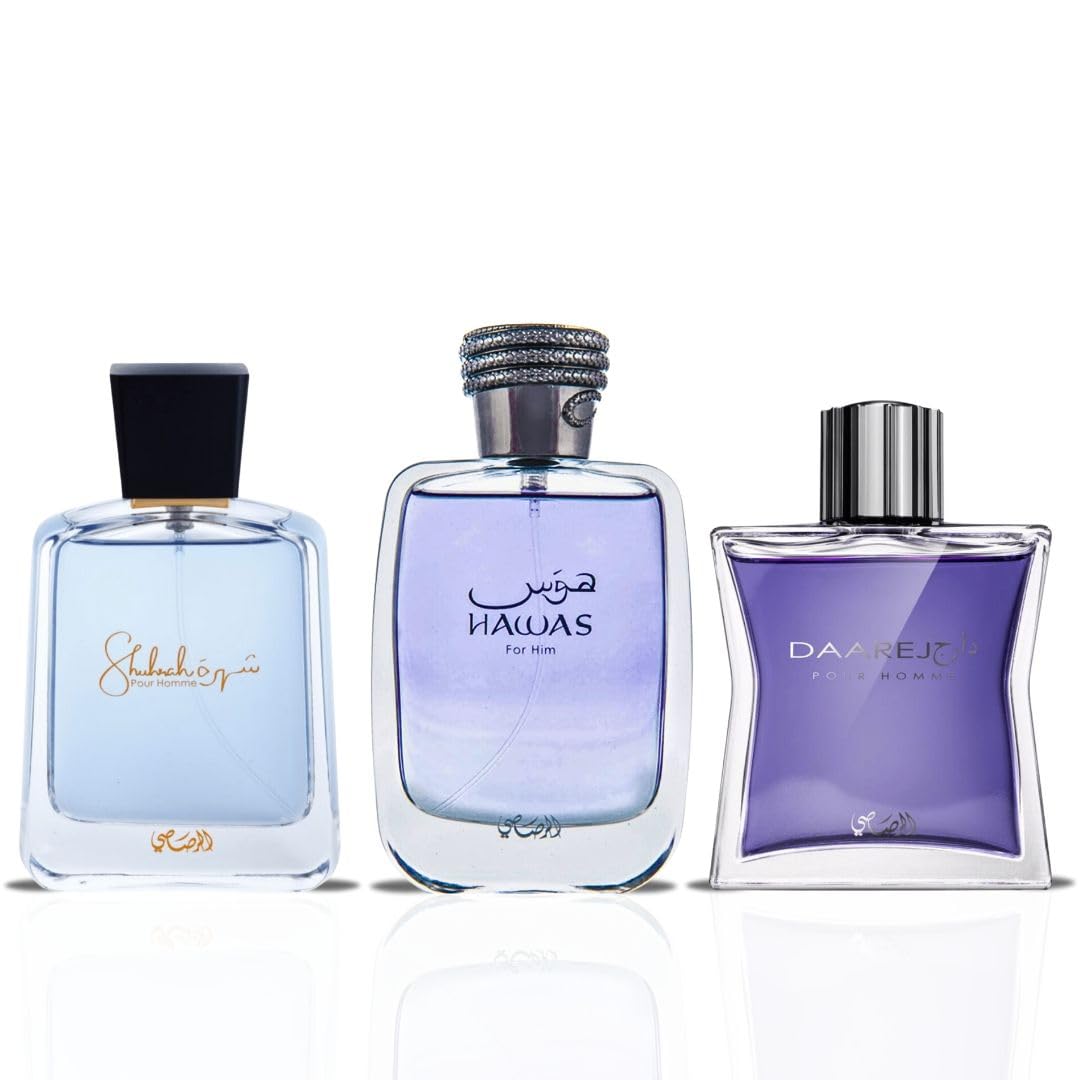 PERFUME RASASI ARABIAN KIT HAWAS DAAREJ SHUHRAH EAU DE PARFUM 100ML - 2