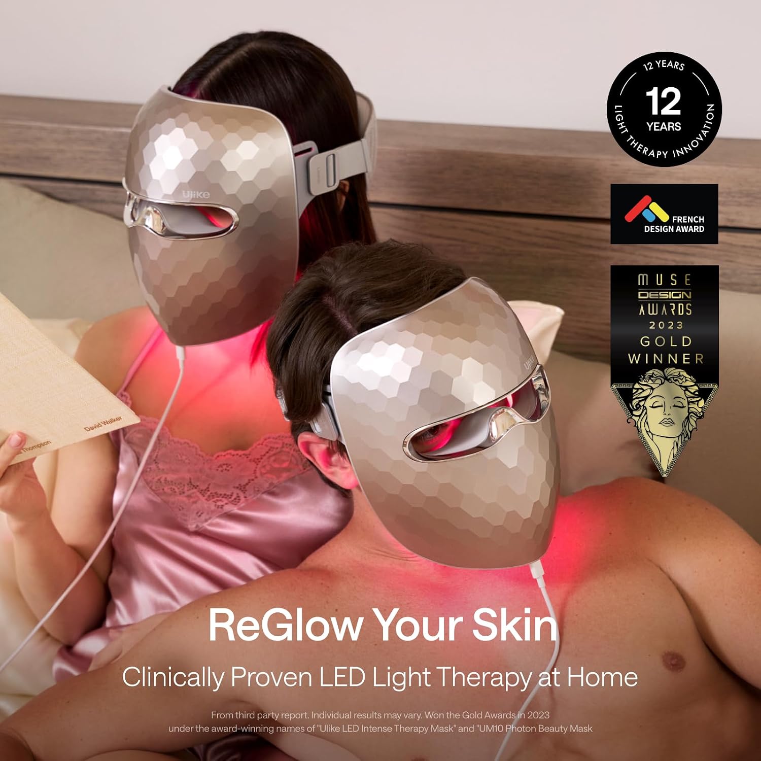 MÁSCARA DE FOTOTERAPIA ULIKE REGLOW LED PARA ROSTRO CON COBERTURA 360° - 2