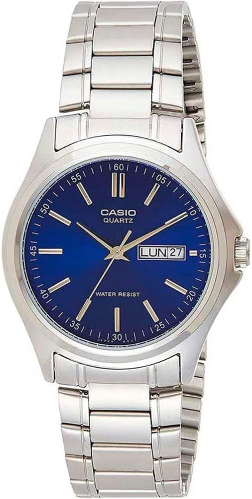 RELOJ CASIO MTP1239D-2A ANÁLOGO DÍA FECHA HOMBRE METAL - 1