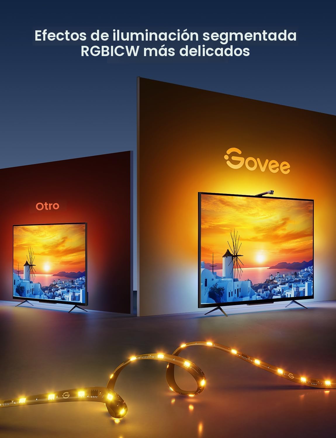 CINTA LED GOVEE TV BACKLIGHT 3 LITE PARA TV 55-65 PULGADAS - 3