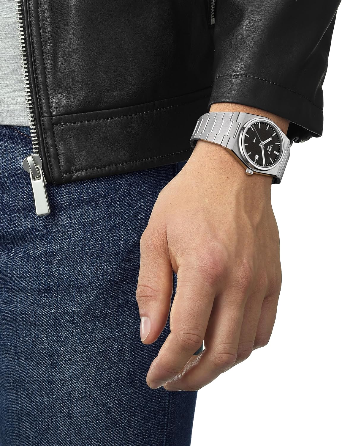 RELOJ TISSOT PRX DE ACERO INOXIDABLE 316L GRIS PARA HOMBRE - 4