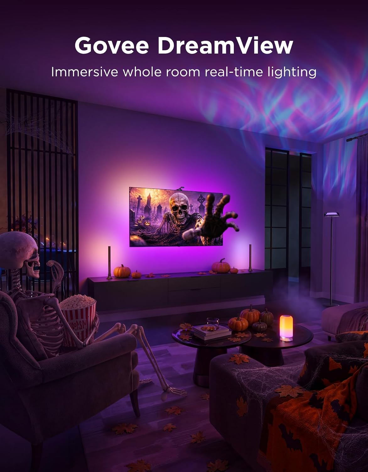 CINTA LED GOVEE SMART RGBWIC LIGHT BARS 15 PULGADAS WIFI PARA TV 45-70 PULGADAS - 5
