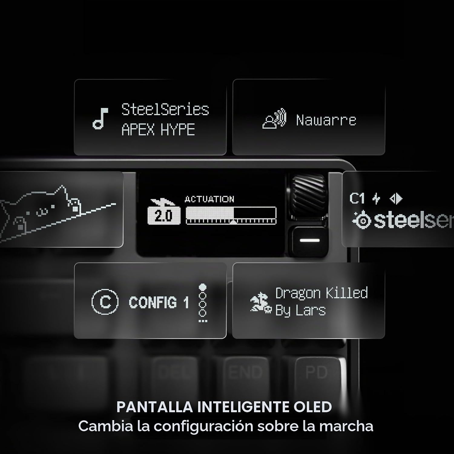 TECLADO GAMER STEELSERIES APEX PRO TKL GEN 3 NEGRO - 4
