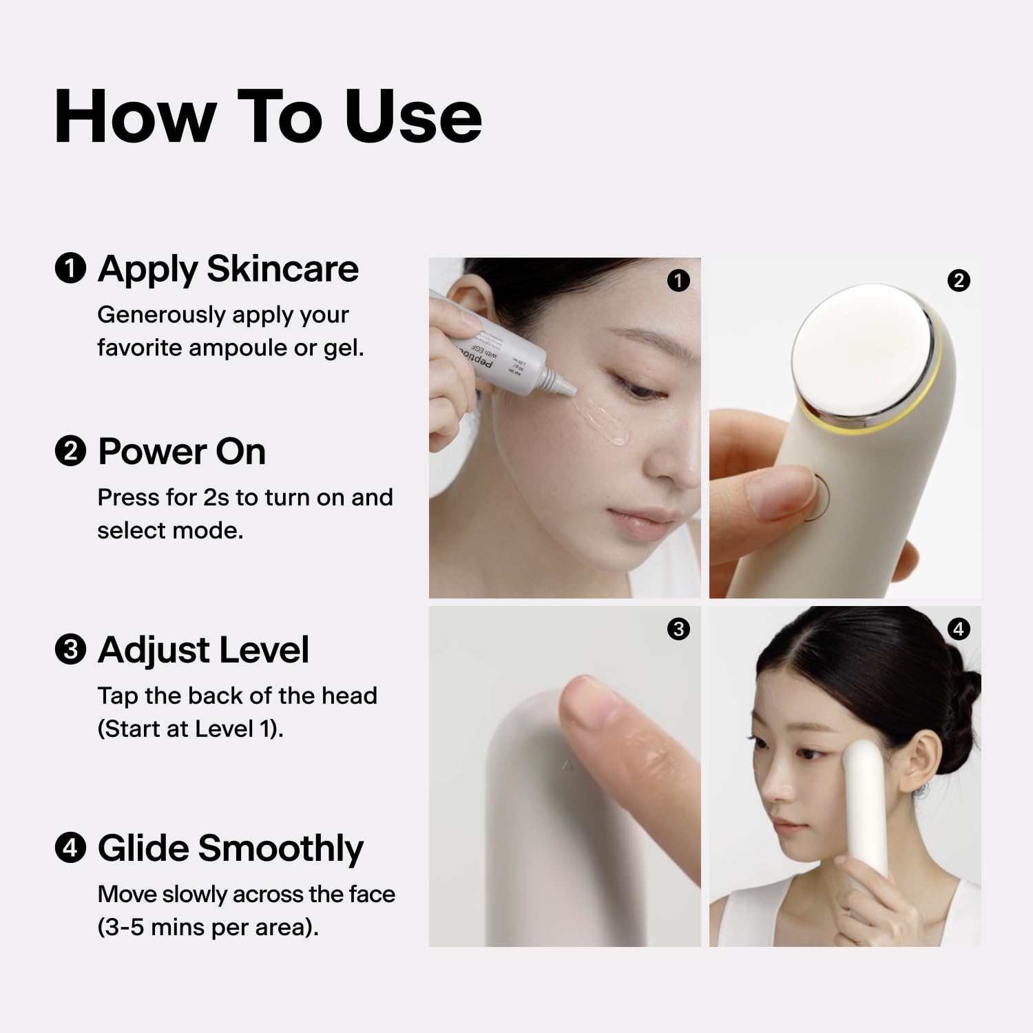 MASAJEADOR FACIAL THOME THE GLOW SIGNATURE PARA FIRMEZA Y RADIANCIA - 4