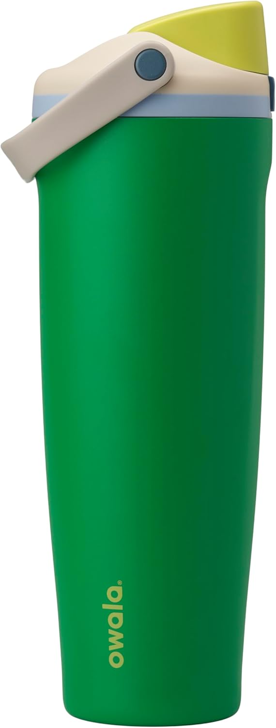 BOTELLA OWALA FREESIP SWAY ACERO INOXIDABLE 40 OZ VERDE - 1