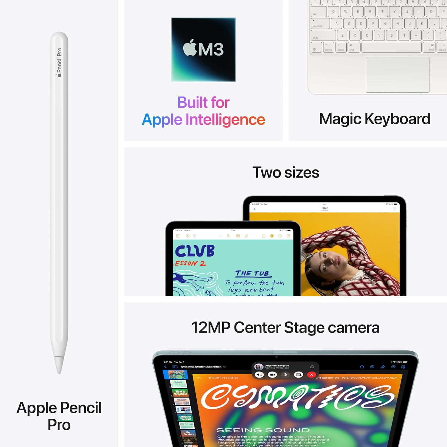IPAD AIR 11 PULGADAS 2025 CON CHIP M3 WI-FI 256GB AZUL REACONDICIONADO - 5