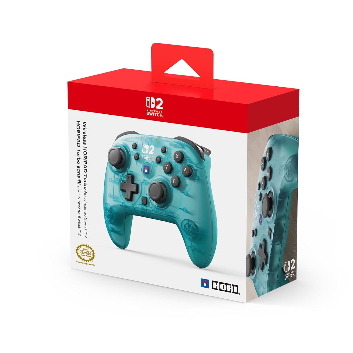 MANDO INALÁMBRICO HORI HORIPAD TURBO AGUA PARA NINTENDO SWITCH 2 - 1