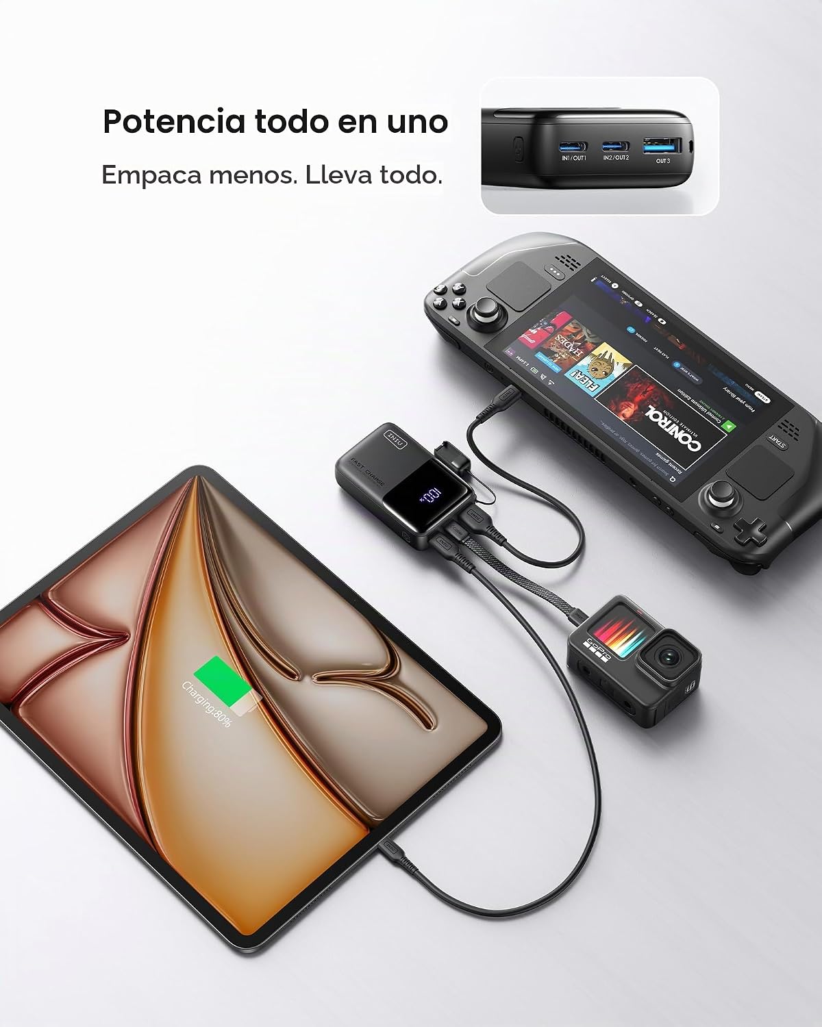 BATERÍA EXTERNA INIU MINI 10000MAH CARGA RÁPIDA 45W - 4