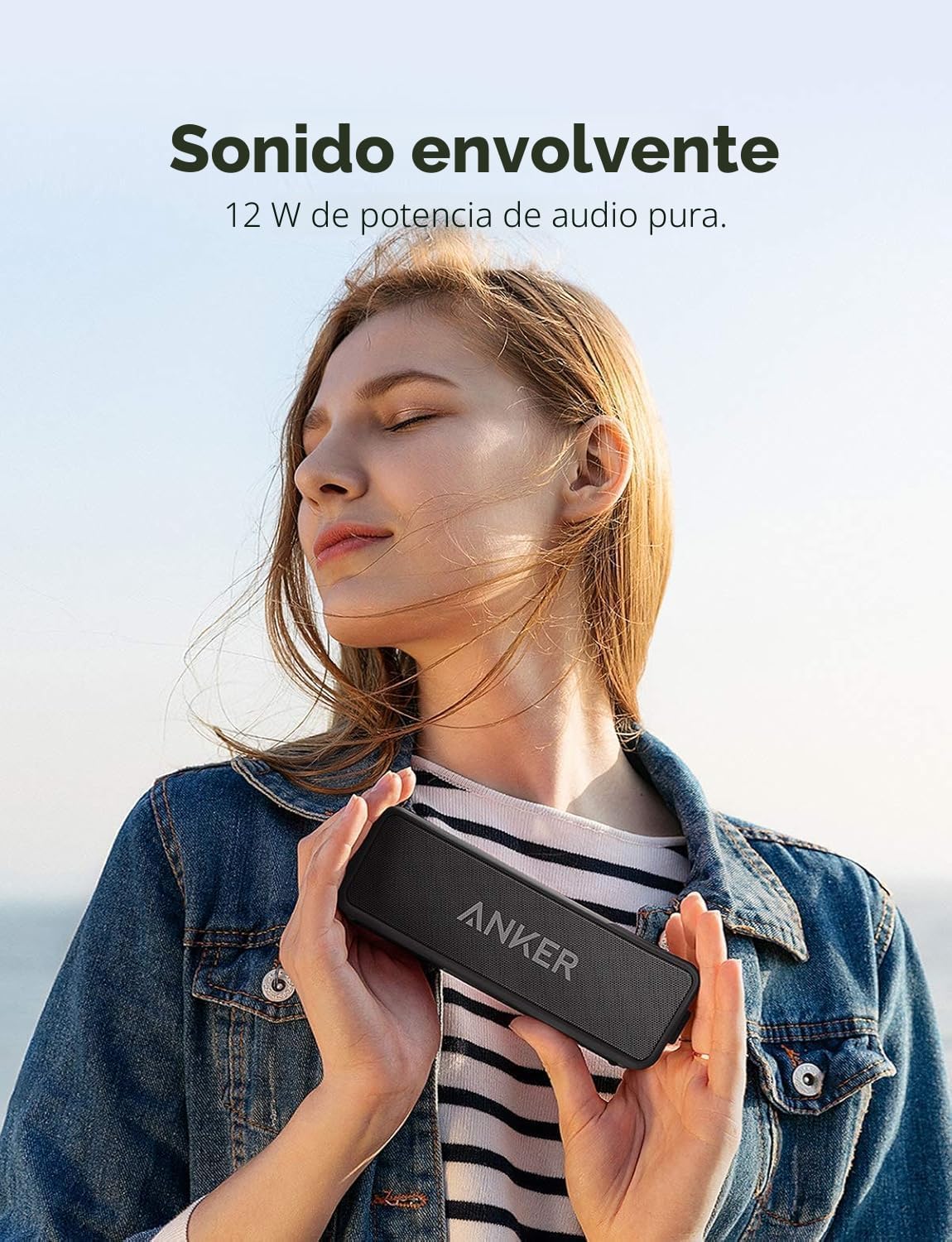 PARLANTE PORTÁTIL ANKER SOUNDCORE 2 BLUETOOTH IPX7 WATERPROOF - 4