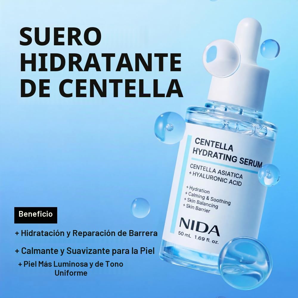 SÉRUM HIDRATANTE NIDA CENTELLA ASIATICA 50ML - 2