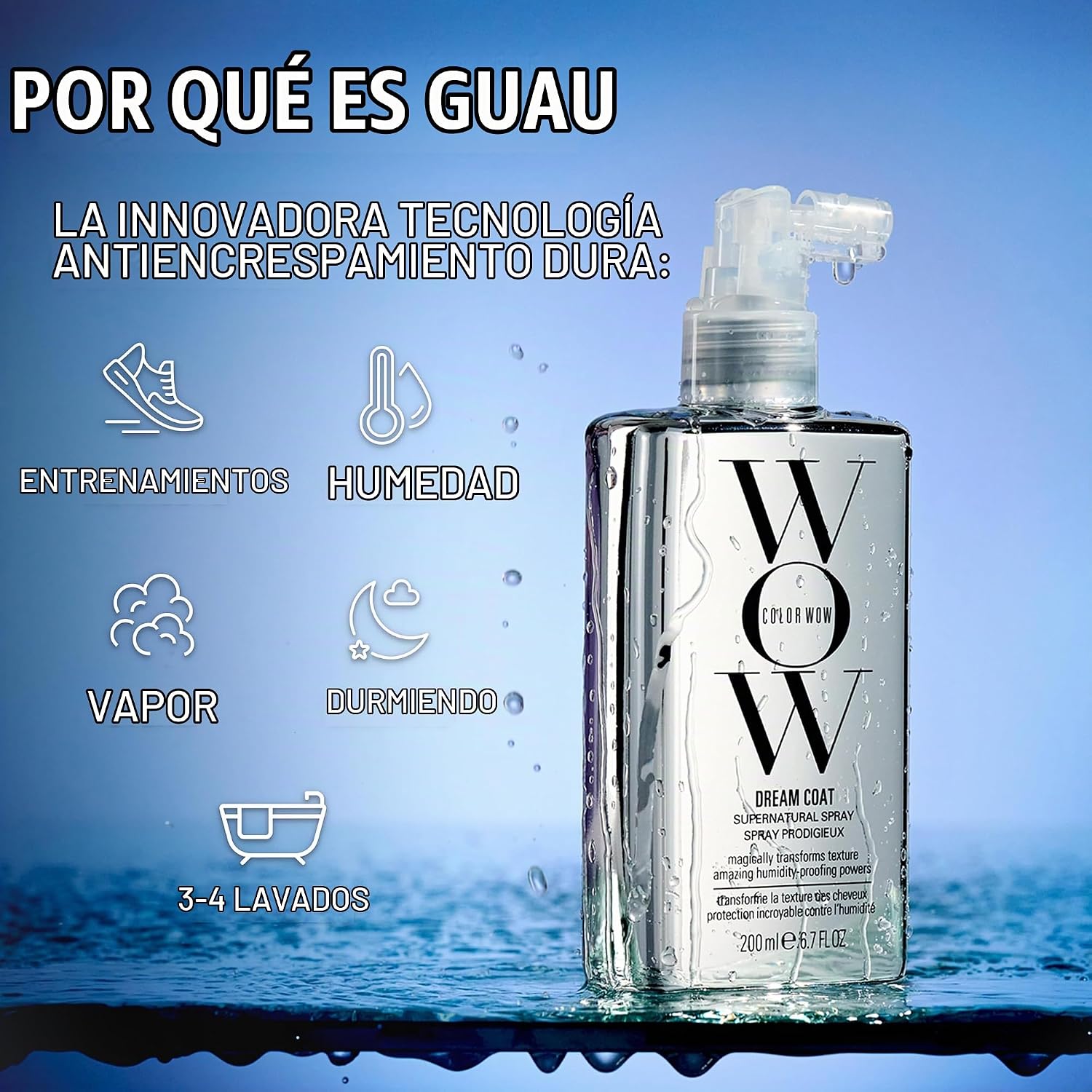 SPRAY CONTROLADOR DE FRIZZ COLOR WOW DREAM COAT ANTI-HUMEDAD - 4