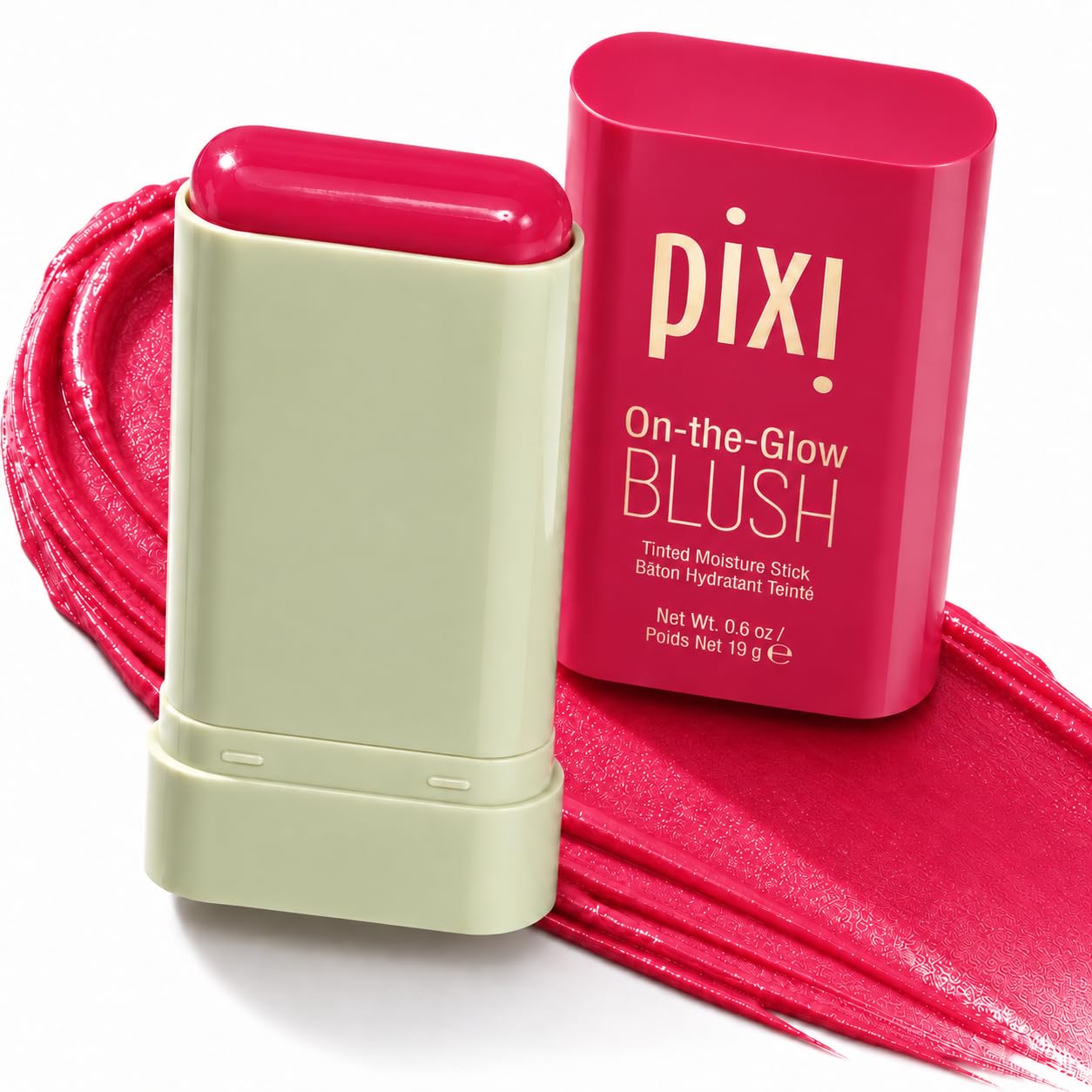 RUBOR EN BARRA PIXI ON-THE-GLOW CREAM BLUSH STICK RUBY ACABADO DEWY - 1