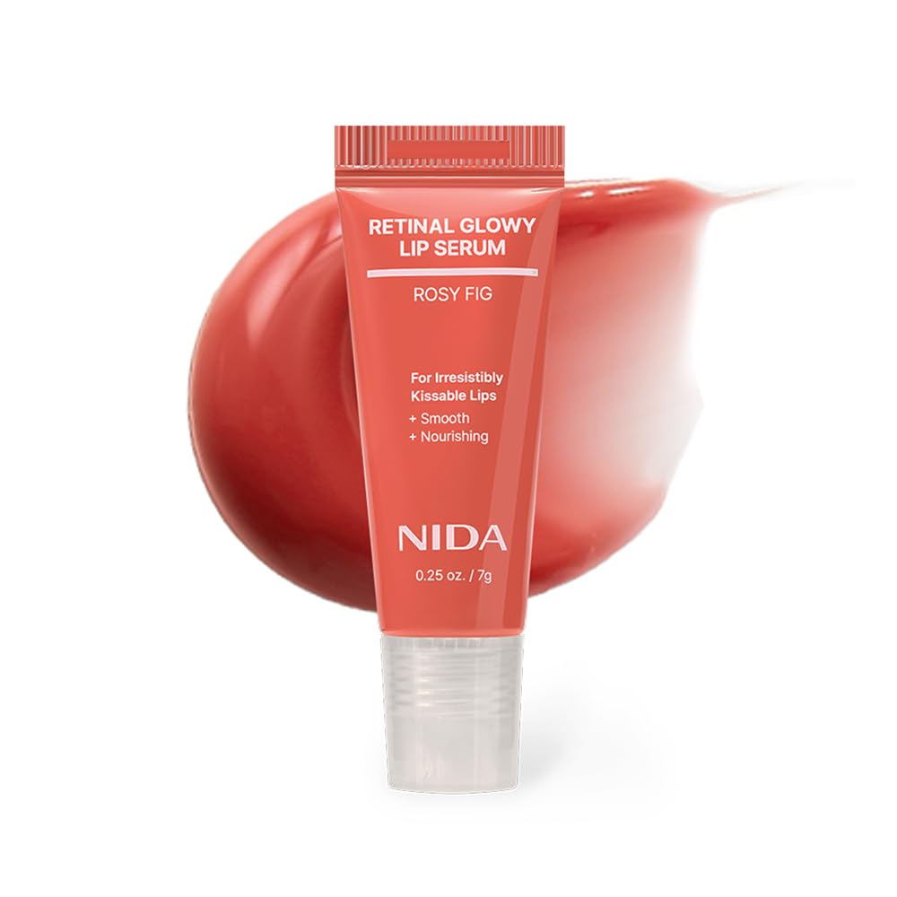 SÉRUM DE LABIOS NIDA RETINAL GLOWY LIP SERUM 7G ROSY FIG - 1