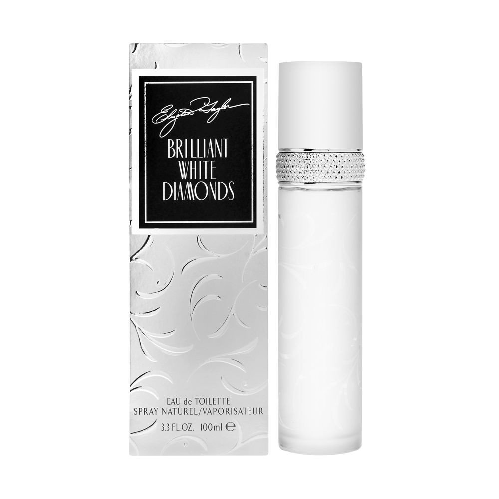 PERFUME ELIZABETH TAYLOR WHITE DIAMONDS BRILLIANT EAU DE TOILETTE 3.3 FL OZ - 4
