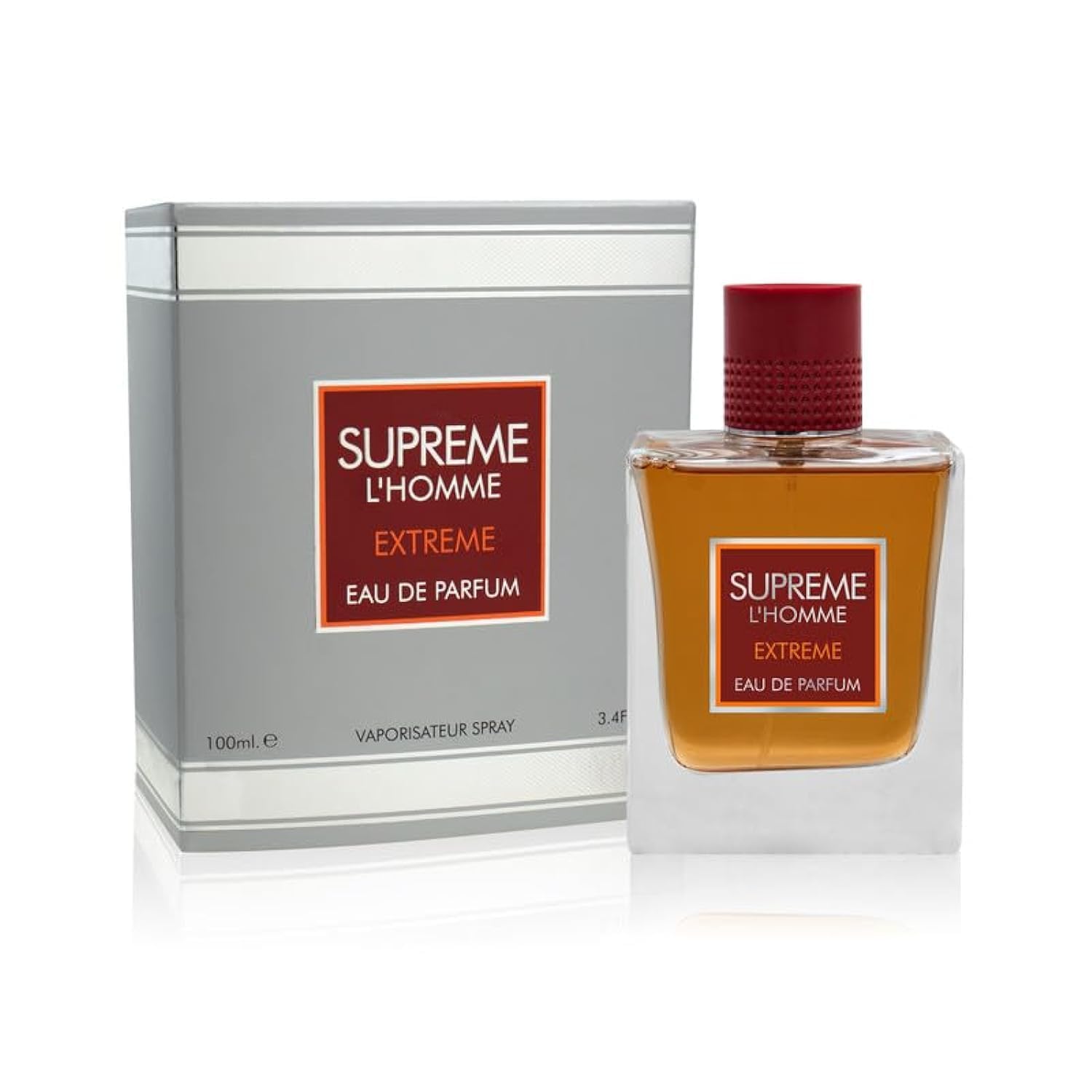 PERFUME FRAGRANCE WORLD SUPREME L'HOMME EXTREME EAU DE PARFUM 3.4 OZ - 1