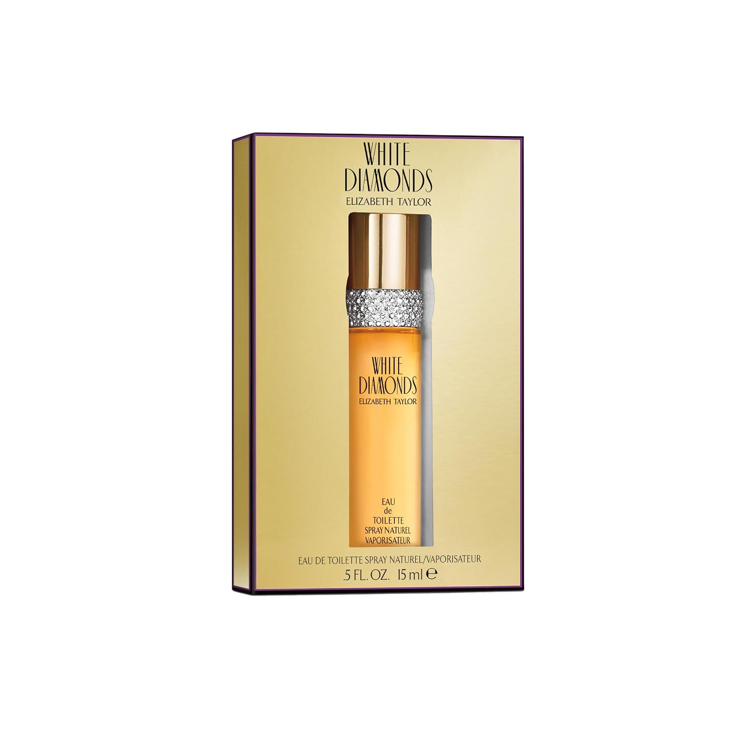 PERFUME ELIZABETH TAYLOR WHITE DIAMONDS EAU DE TOILETTE PARA MUJER 15 ML - 2