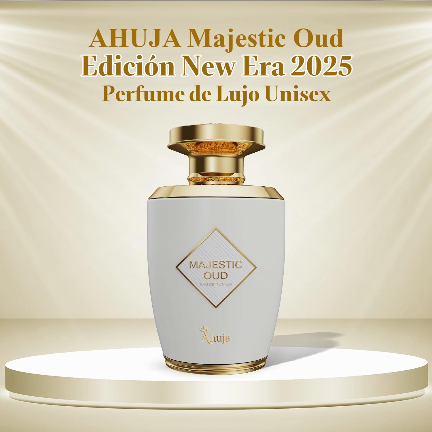 PERFUME AHUJA MAJESTIC OUD EAU DE PARFUM 3.4 FL OZ UNISEX - 3
