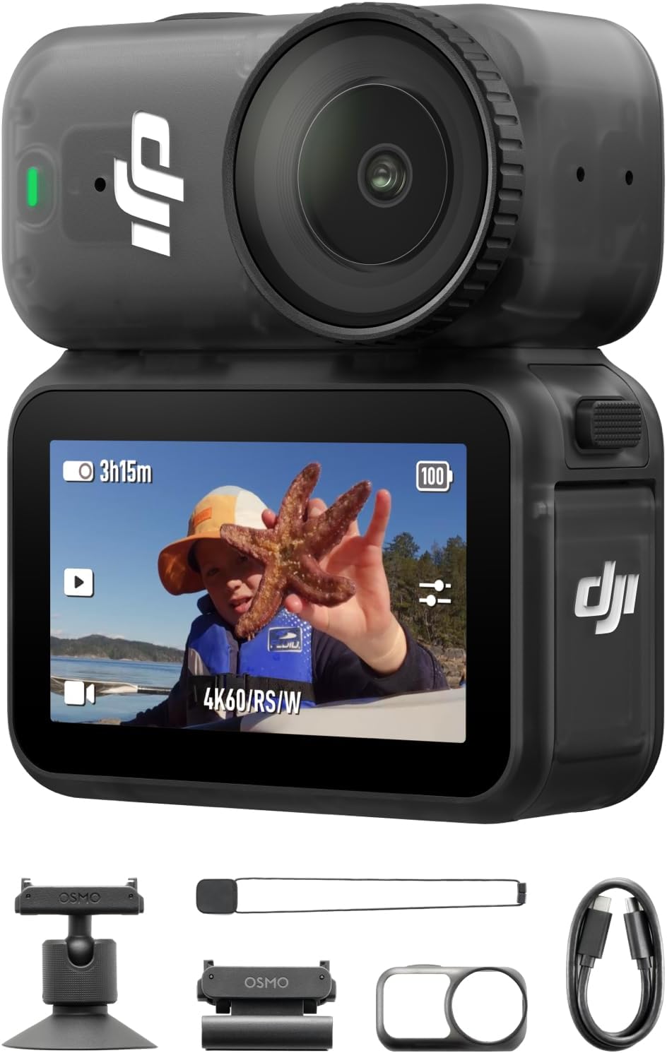 CÁMARA DE ACCIÓN DJI OSMO NANO STANDARD COMBO 128GB 4K - 1
