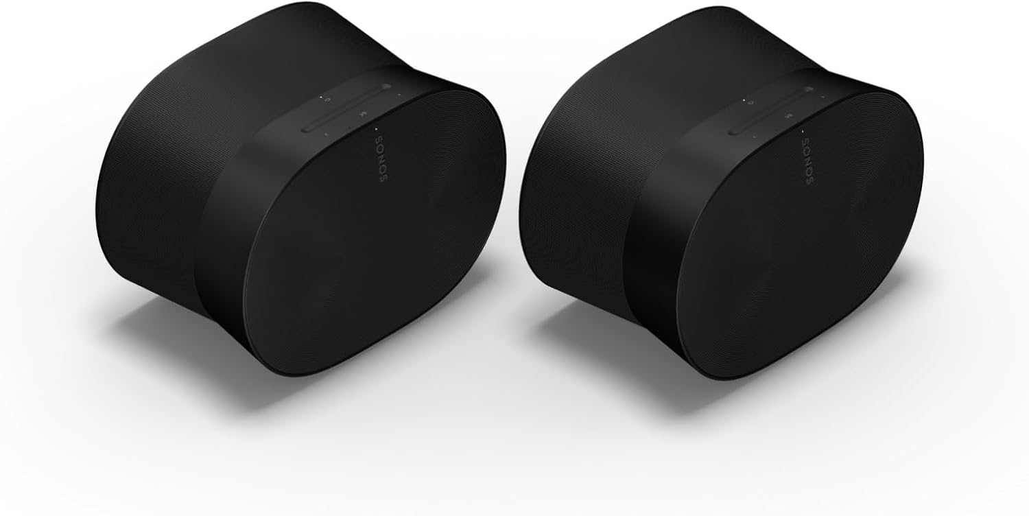 PARLANTE SONOS ERA 300 WIRELESS SMART SPEAKER DOLBY ATMOS NEGRO PACK DE 2 - 1
