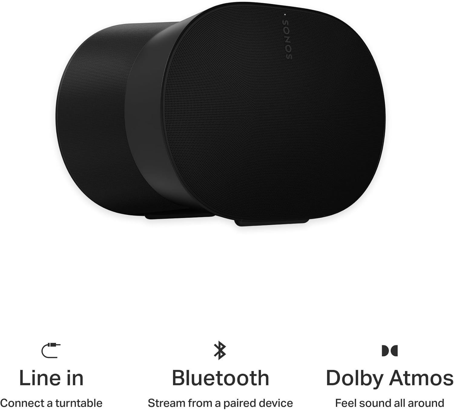 PARLANTE SONOS ERA 300 WIRELESS SMART SPEAKER DOLBY ATMOS NEGRO PACK DE 2 - 4