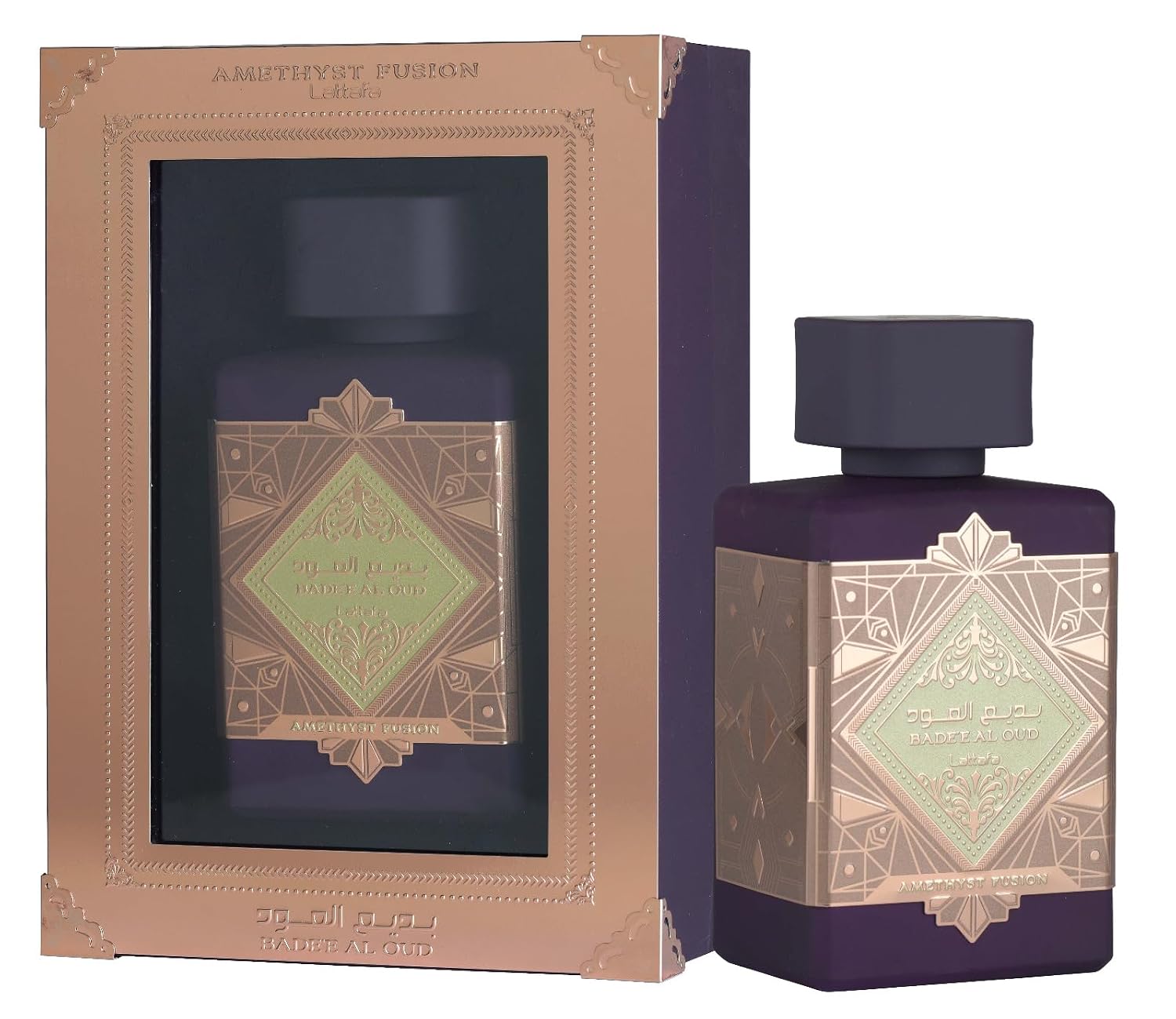 PERFUME LATTAFA BADE'E AL OUD AMETHYST FUSION EAU DE PARFUM 100ML UNISEX - 2
