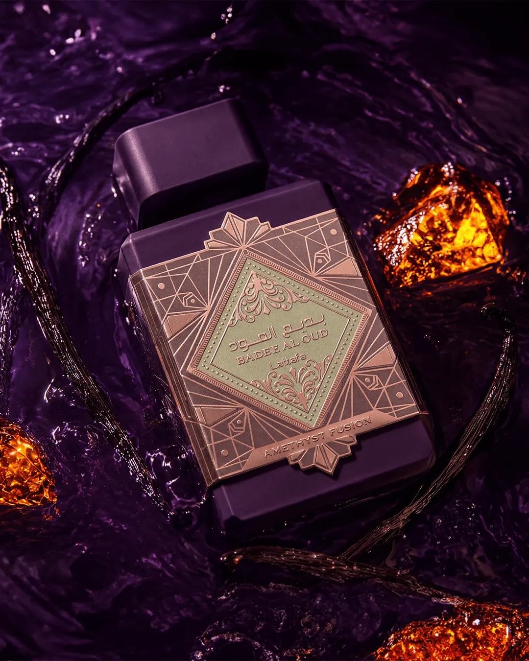 PERFUME LATTAFA BADE'E AL OUD AMETHYST FUSION EAU DE PARFUM 100ML UNISEX - 4