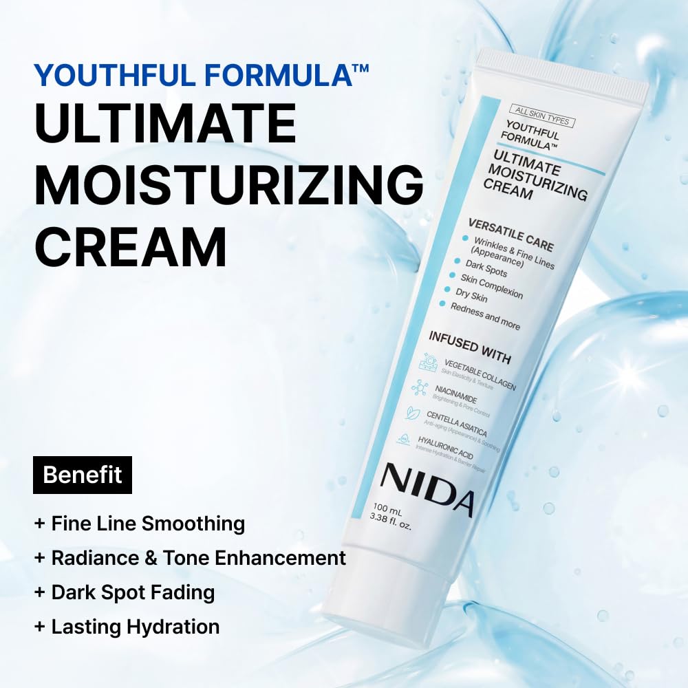 SET NIDA YOUTHFUL GLASS SKIN CON CREMA HIDRATANTE Y SERUMS - 3