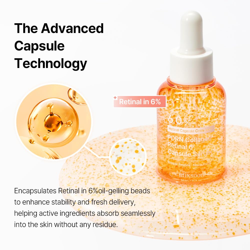 SERUM MIXSOON PDRN COLLAGEN RETINAL 6 CÁPSULAS 30ML - 4