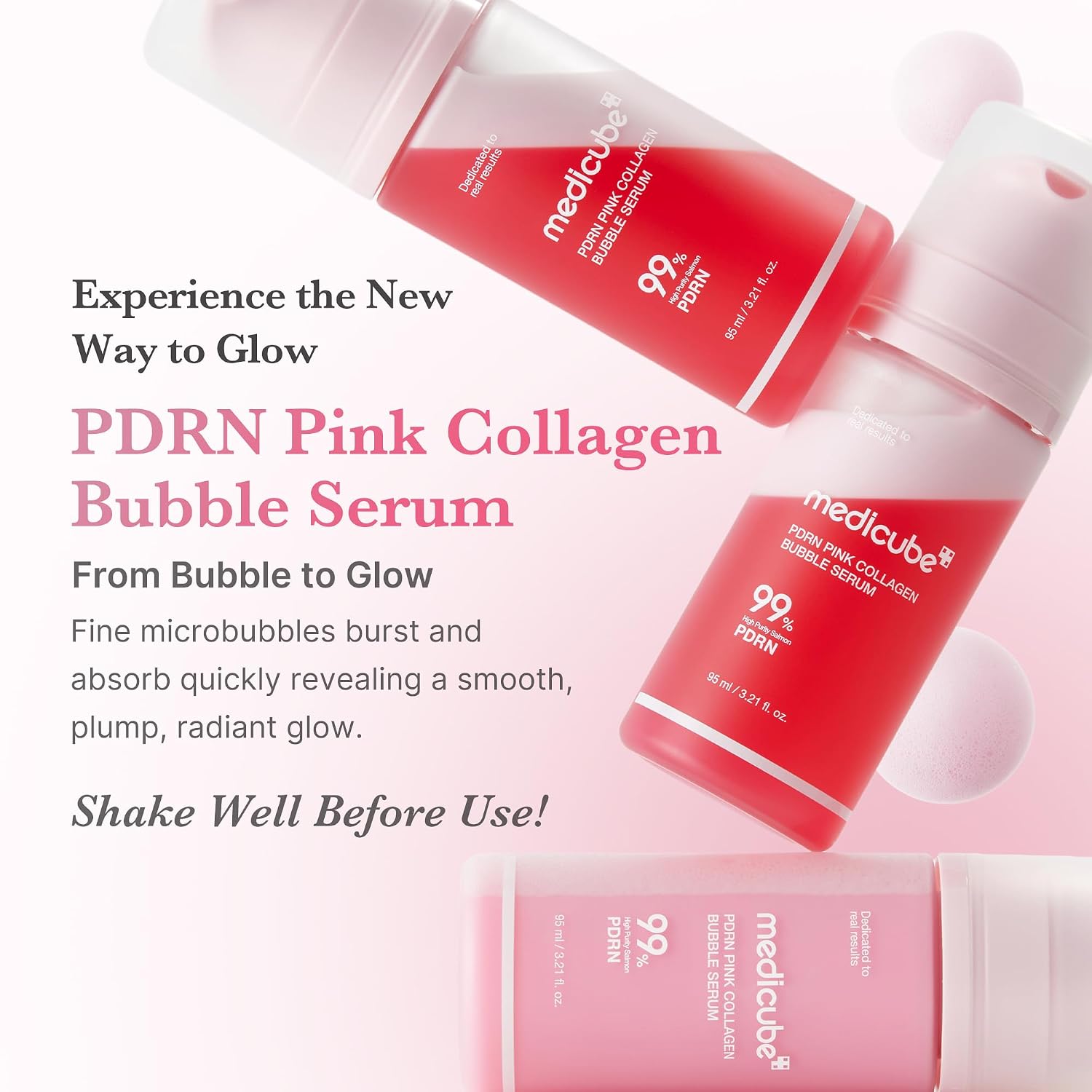SERUM MEDICUBE PDRN PINK COLLAGEN BUBBLE - 2