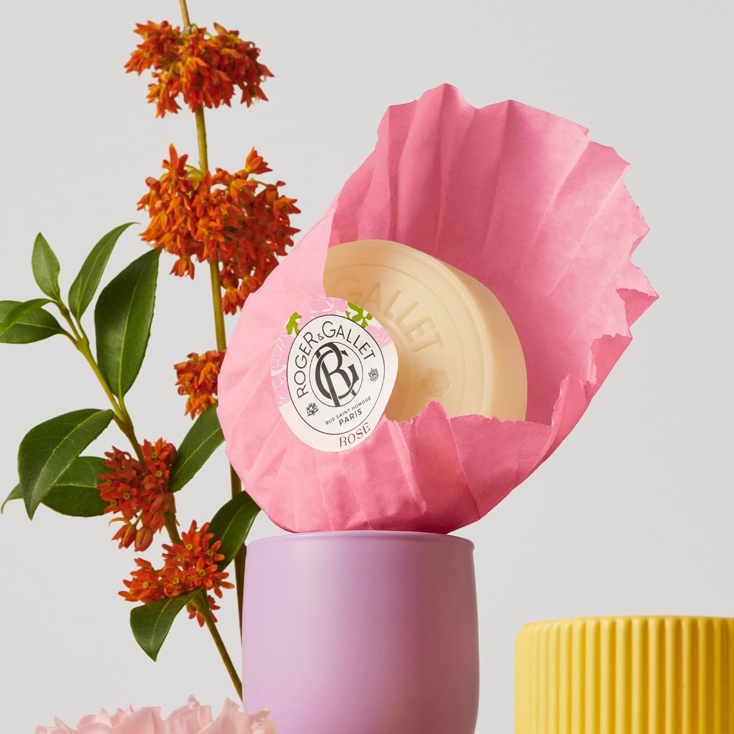JABÓN PERFUMADO ROGER Y GALLET ROSA PACK 3 UNIDADES 3.5 OZ - 2