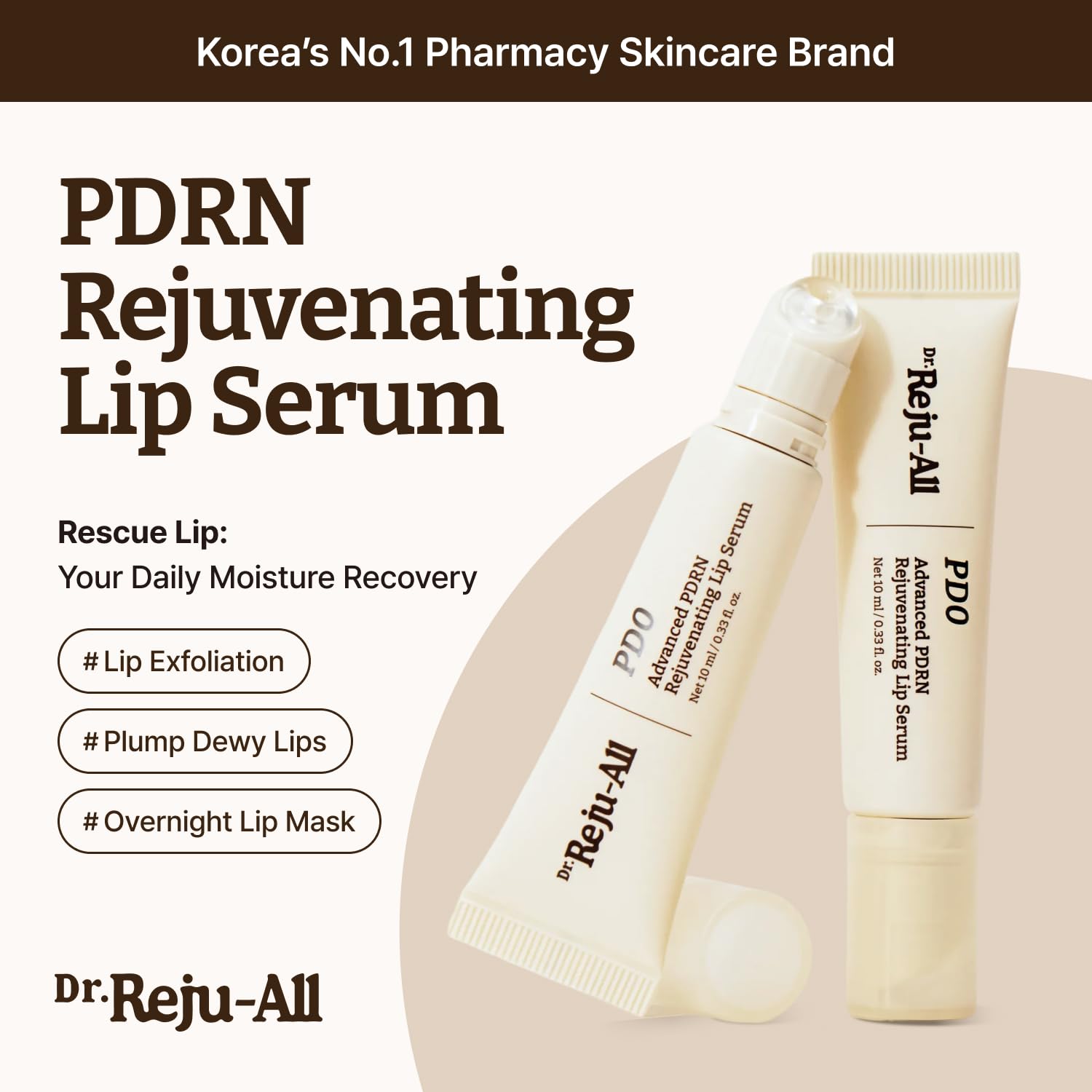 DÚO REJUVENECEDOR PDRN DR. REJU-ALL CREMA FACIAL + SÉRUM LABIAL - 4