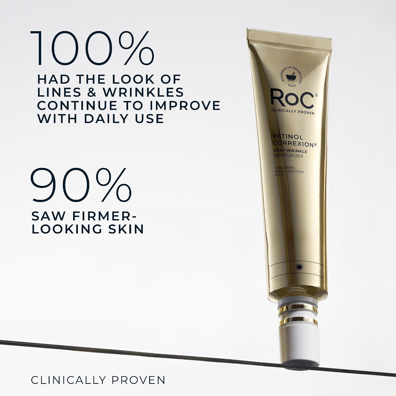 HIDRATANTE FACIAL ROC RETINOL CORREXION DEEP WRINKLE CON SPF 30, 30 ML - 4