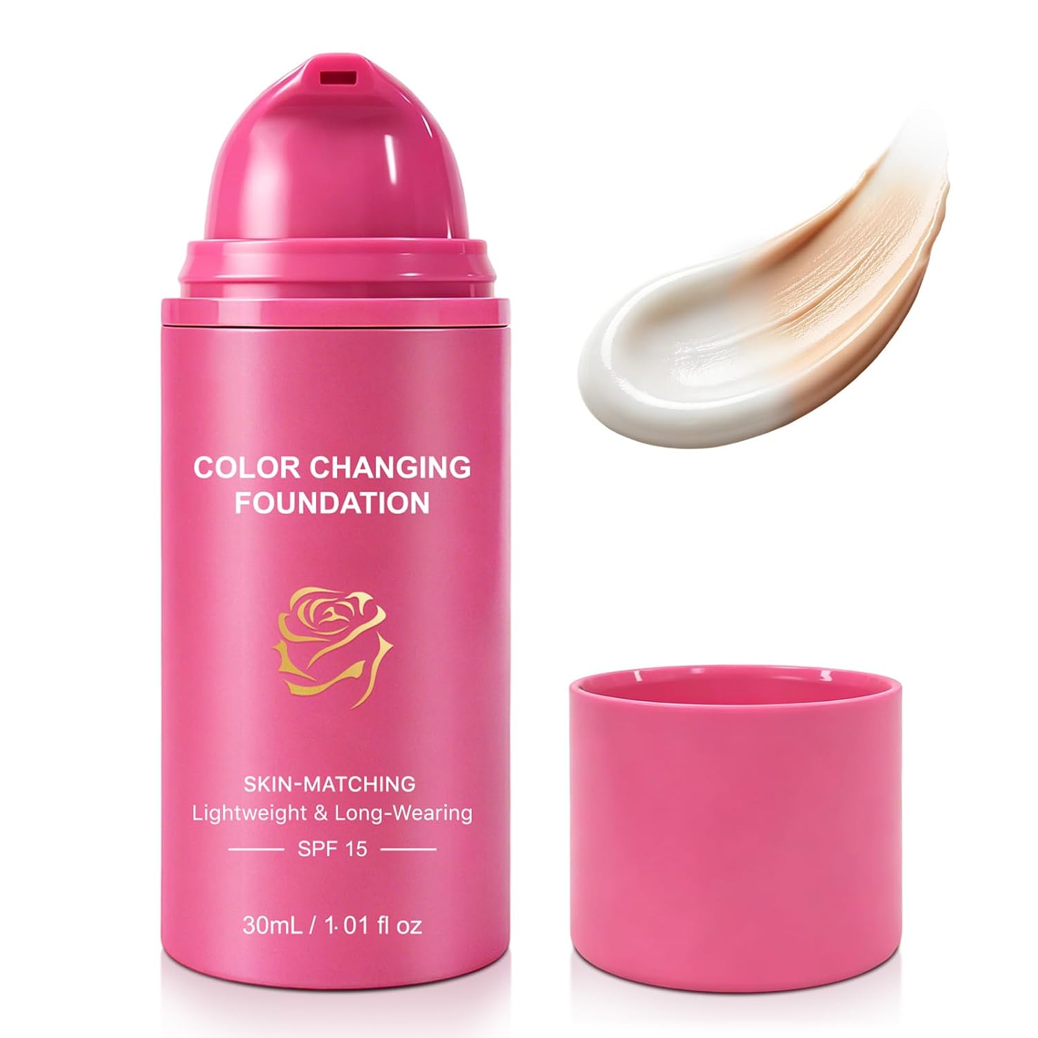 BASE DE MAQUILLAJE LÍQUIDA AJUSTABLE AL TONO DE PIEL PARA PIEL MADURA 30 ML - 1
