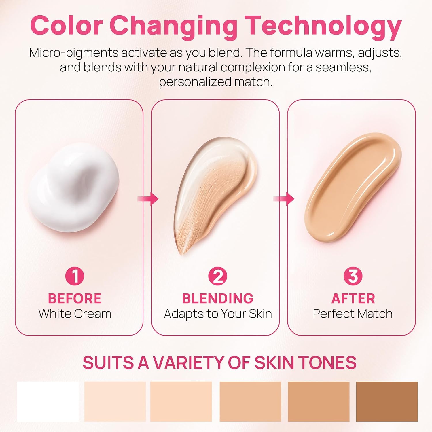 BASE DE MAQUILLAJE LÍQUIDA AJUSTABLE AL TONO DE PIEL PARA PIEL MADURA 30 ML - 2